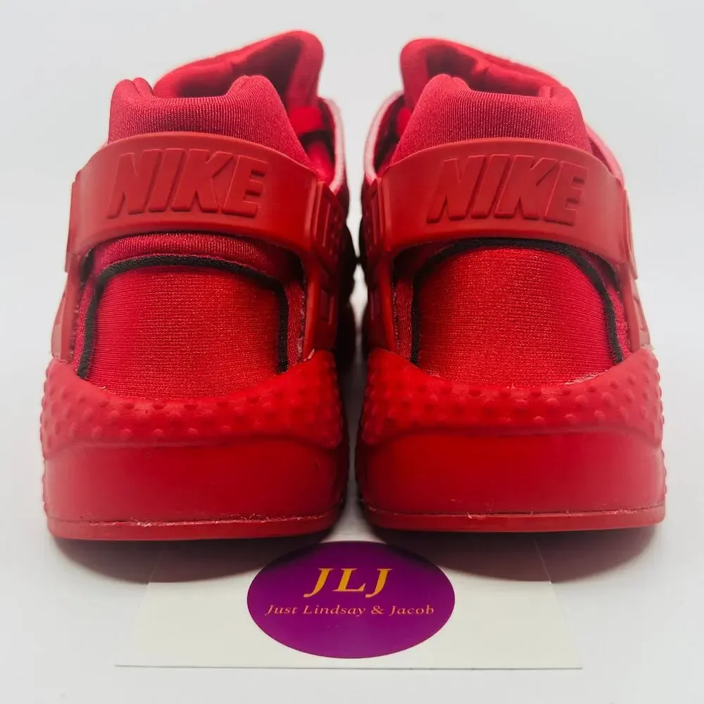 Nike Air Huarache 'Triple Red' GS Sneakers 654275-600 Size 6 Youth/ 7.5 Women's